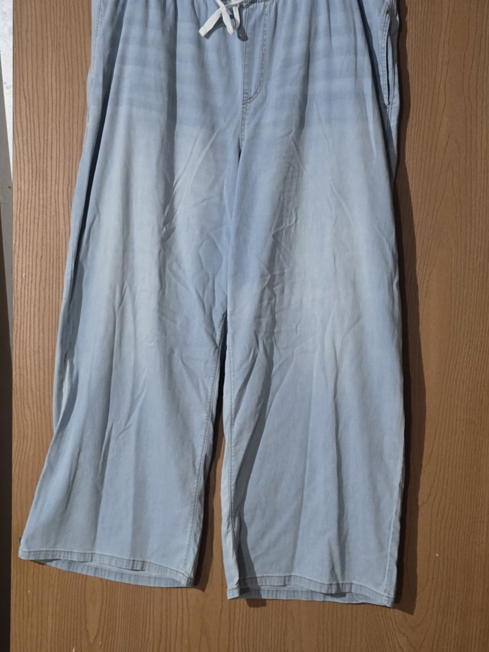Maurices Light Blue Wide Leg Flare Jeans